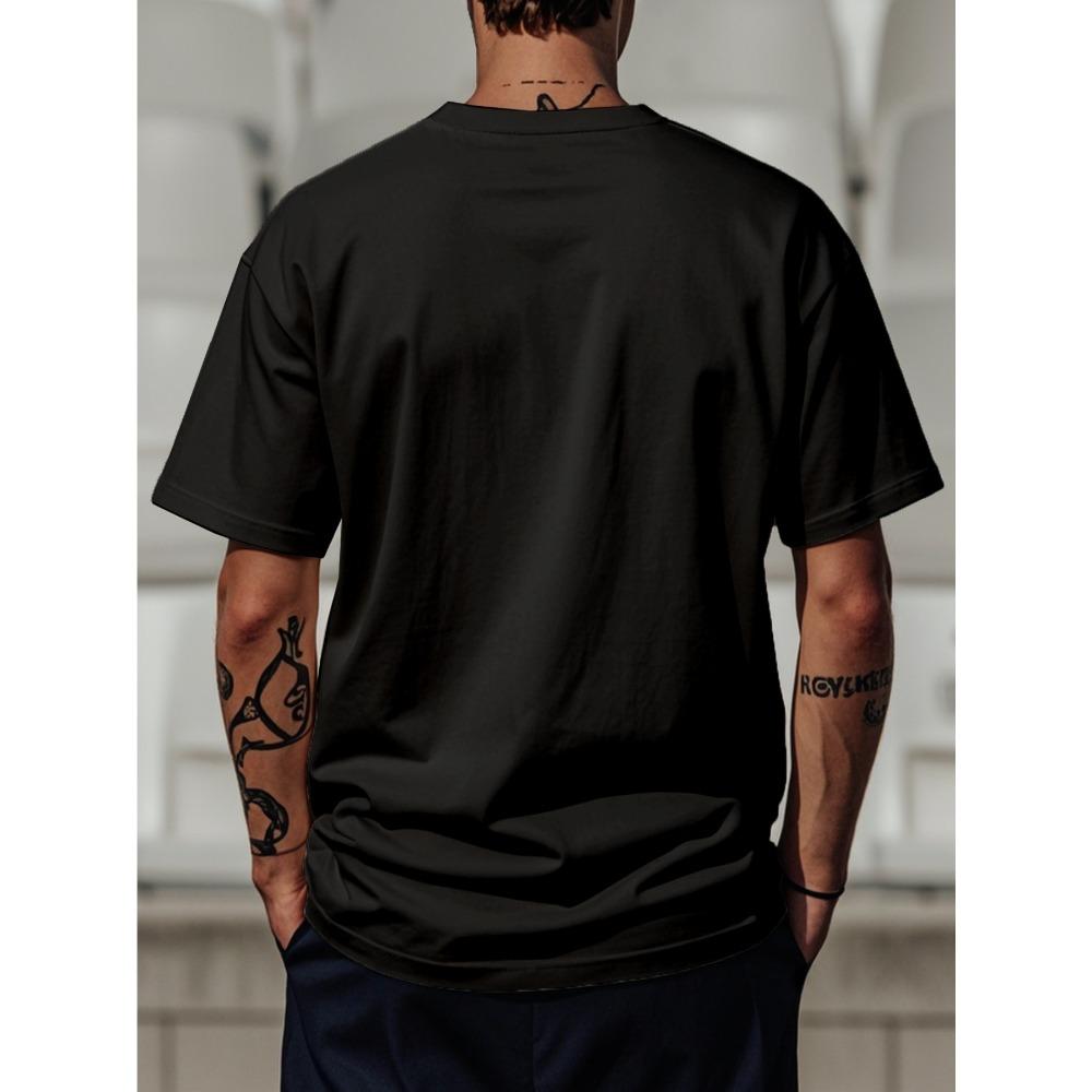 European sizes Chef Playful Text Tee, Men'S Casual Sports Tee Featuring a Whimsical Cartoon Chef Design. This Unique Gift