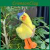 Lovely Tilting Duck Plush Doll Keychain Ultra Soft And Gentle Wedding Decor Gift