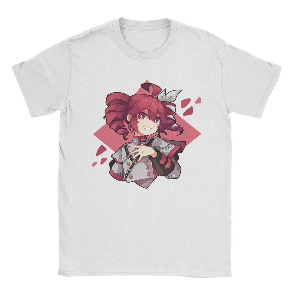 Unisex Unisex Tshirt Kasane Teto Funny Pure Cotton Tees Short Sleeve Anime Kawaii T Shirts Crew Neck Clothes Classic
