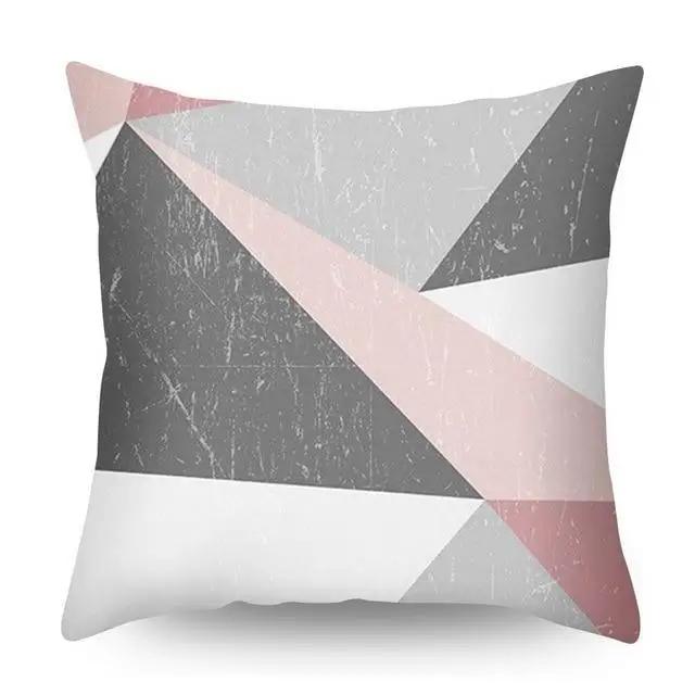Decorative Pillowcase Rose Gold Geometric Pineapple Glitter Polyester Sofa Cushion Cover Home Furnishings