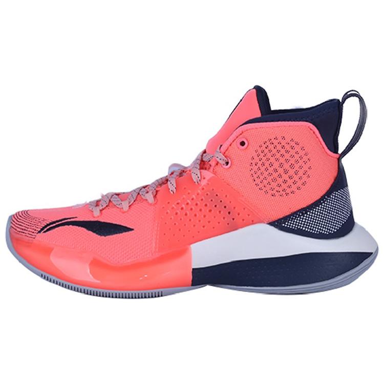New LiNing SONIC 7 PE Player Edition High Top Basketball Shoes Men's Orange ABAQ025-V