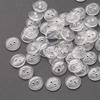 9/15/18mm Transparent Plastic Resin Sewing Buttons Scrapbooking Round Lucency Two Holes Botton Clear Handmade Accessories
