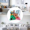 Peek-a-Boo Animals Pillow Case Anti-dustmite Invisible Zipper Sofa Bed