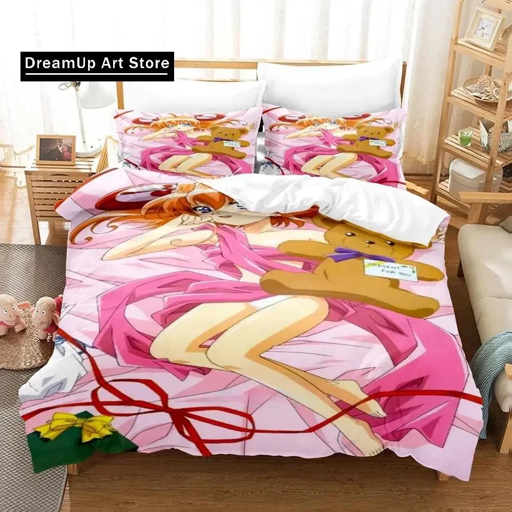 3D Print Fashion Anime Rizelmine Bedding Set Boys Girls Single Twin Queen Full Size Duvet Cover Pillowcase Bed Adult Bedroom