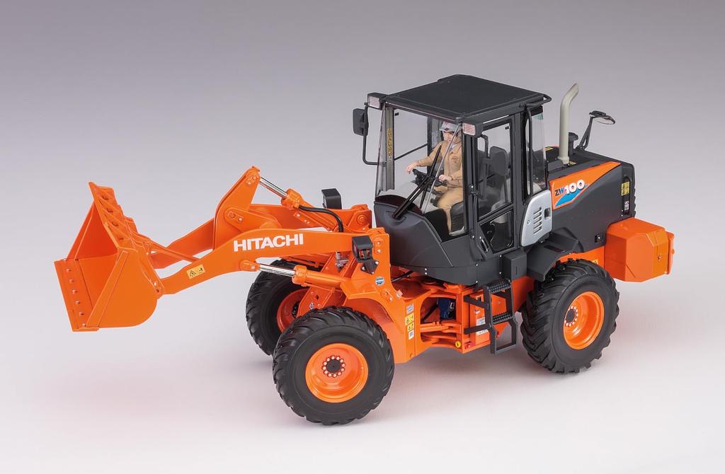 Hasegawa Construction Machinery Series Hitachi Construction Machinery Wheel Loader Plastic Model Kit WM04 1/35 ZW100-6
