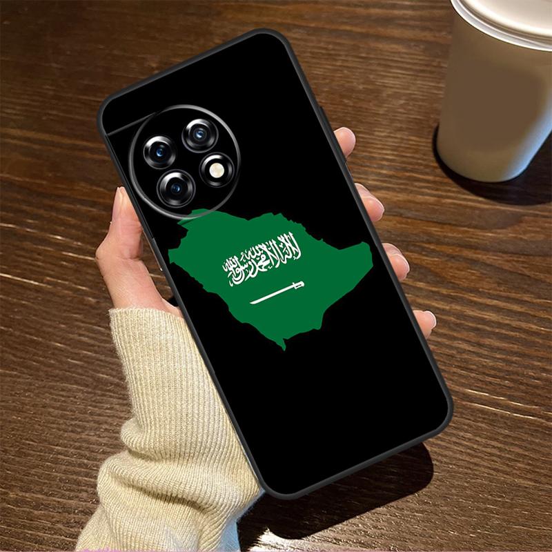 Kingdom of Saudi Arabia Flag Case For OnePlus 15R 13R 12R 10R 8T 10T 13T 15 13 12 11 9 10 Pro Nord CE 5 4 3 2 Lite N20 N30