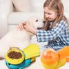 Plastic Dog Food Dispenser Press Automatic Feeder Pet Interactive Toy  Pet Intelligence Exercise