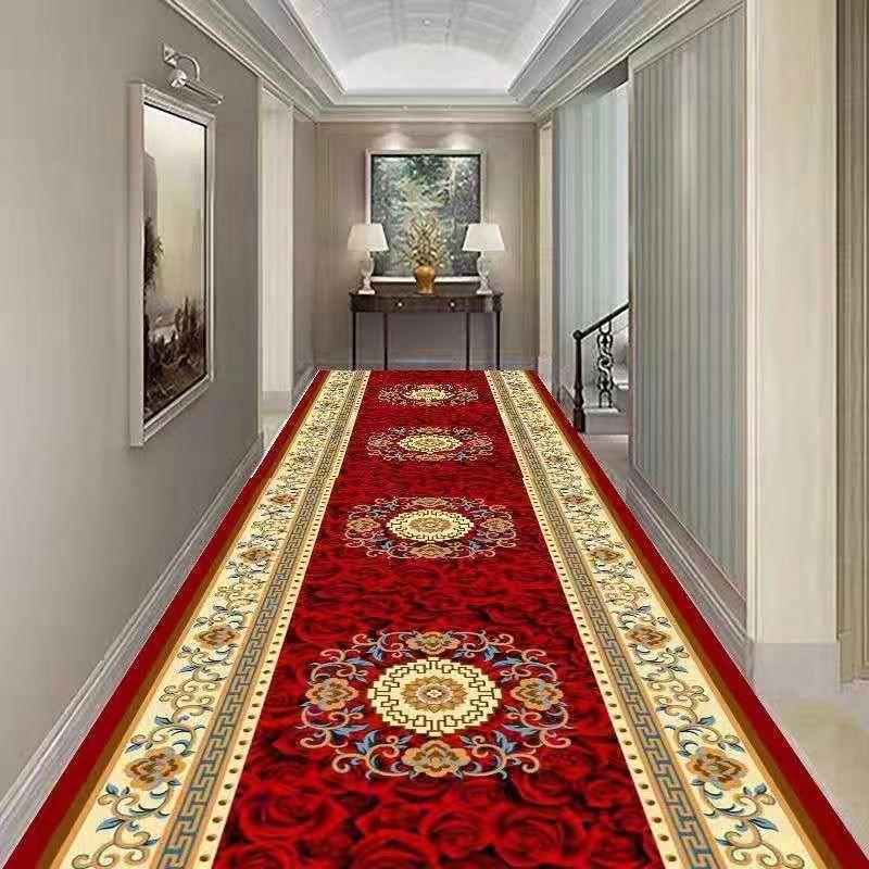 Corridor Carpet Long Hallway Area Rug Geometric Living Room Carpet Kitchen Aisle Mat Room Decoration Floor Mats