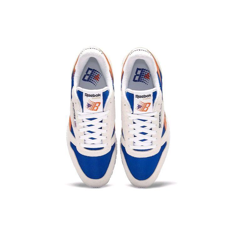 Bronz 56K x Reebok Classic Leather New York Knicks Unisex Tenisky Modrá Křídová Klasická-Kobaltová GZ3878