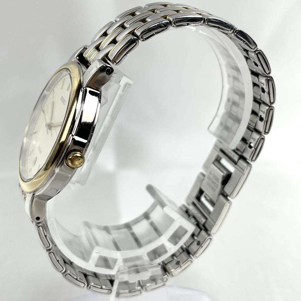 [USED] Operation/Battery SEIKO Lucent Watch Quartz Date Gold