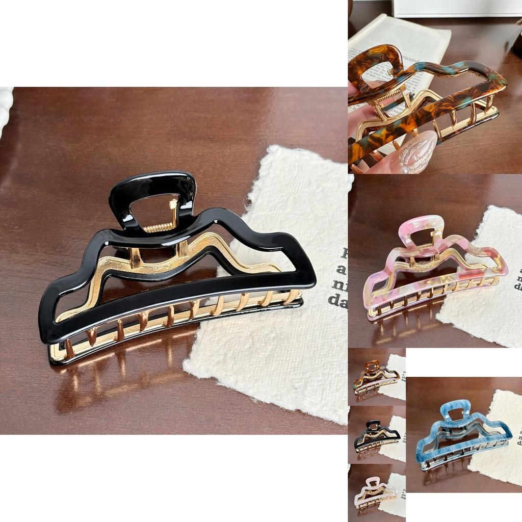 Trendy Simplicity Wave Hair Claw Clip Ideal For Daily Wear And Special Occasions In Beautiful Hues