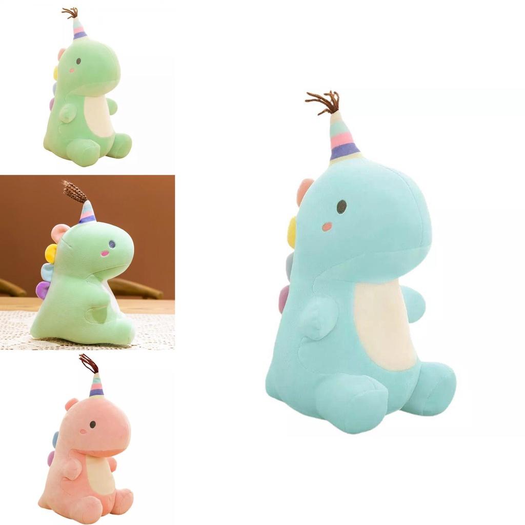 Adorable Cute Dinosaur Plush Toy Soft Pillow Ideal Stuffed Animal For Kids Fun