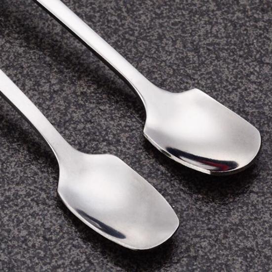 Coffee Scoop Long Handle Stir Electroplate Strong Stainless Steel Kitchen Tool