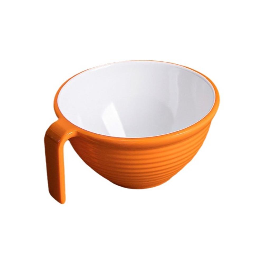 

Thickened Melamine Noodle Bowl with Handle Salad Bowl Portable Spicy Hot Pot Bowl Kitchen Style D