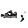 New Balance 2002R Black Dark Grey White