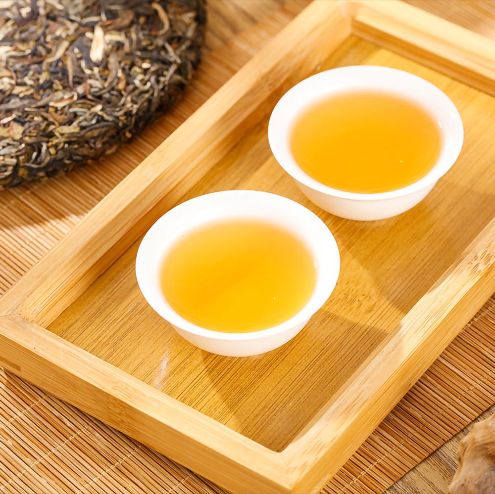 Puerh Raw Tea Thin Lotus Pond 357g Tea Pu'er Raw Cake Pu-erh Tea