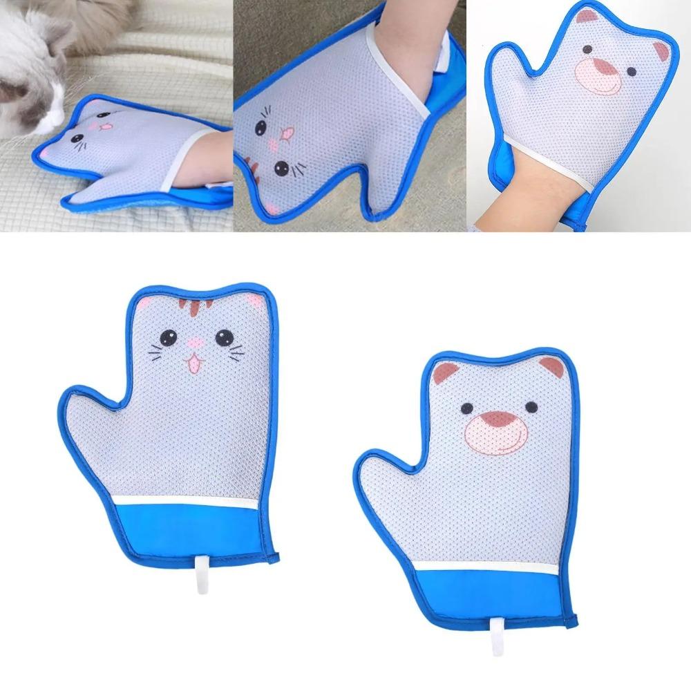 Shedding Pet Hair Remover Mitt Reusable Massage Shedding Hair Glove  for Rabbits Clothes Puppy