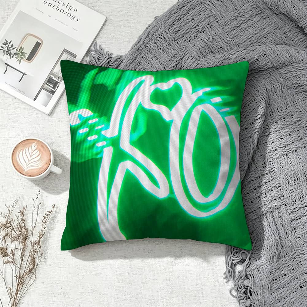 The W-weeknd Kiss Land  Square Pillow Case Multi Sizes For Car Home Bedroom Decor Custom Valentine Gifts