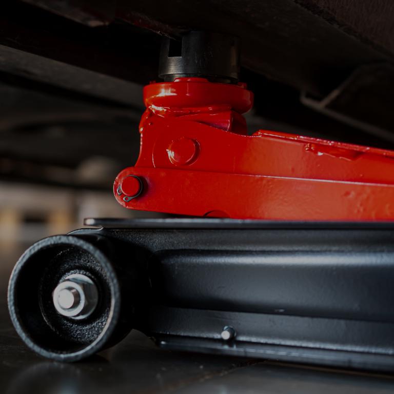Low-profile car jack 85-380mm 3T Frog hydraulic point
