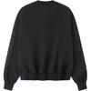 Fear of God Essentials Los Angeles Heavy Fleece Cropped Sweatshirt 'Vintage Black' Men's 192HO256893F