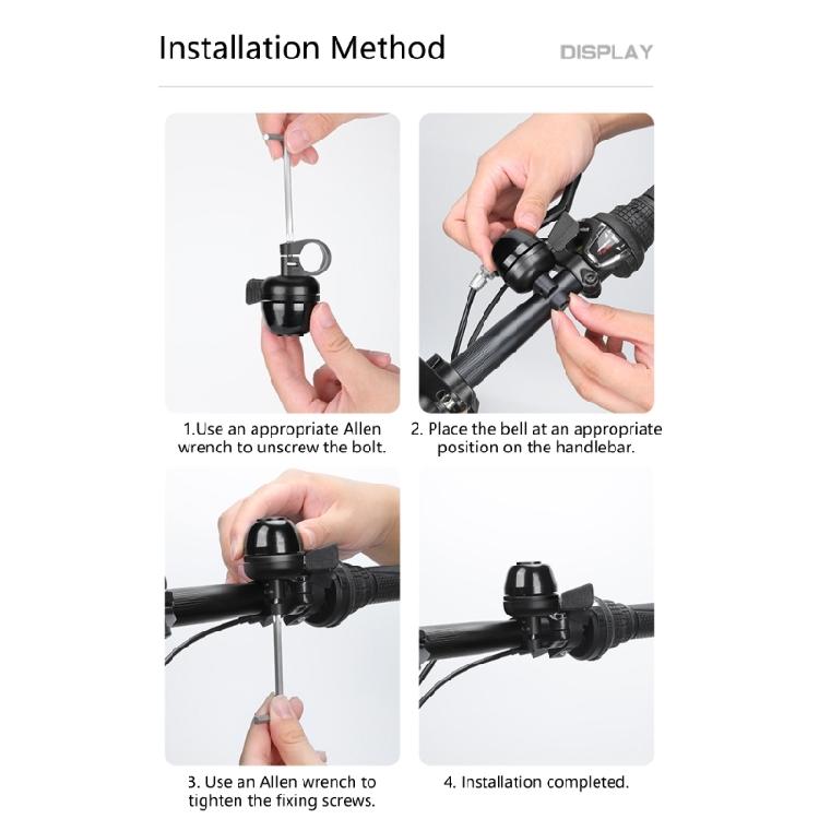 Safety Warning Bells Classical Bicycles Bells Loud Sound Bikes Sound Alarm Bicycles Horn for Mountain Bikes Handlebars
