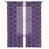 Purple Rice Pattern Tulle Curtains for Bedroom Hall Living Room Decor Chiffon Curtain for Balcony Kitchen Home Drapes
