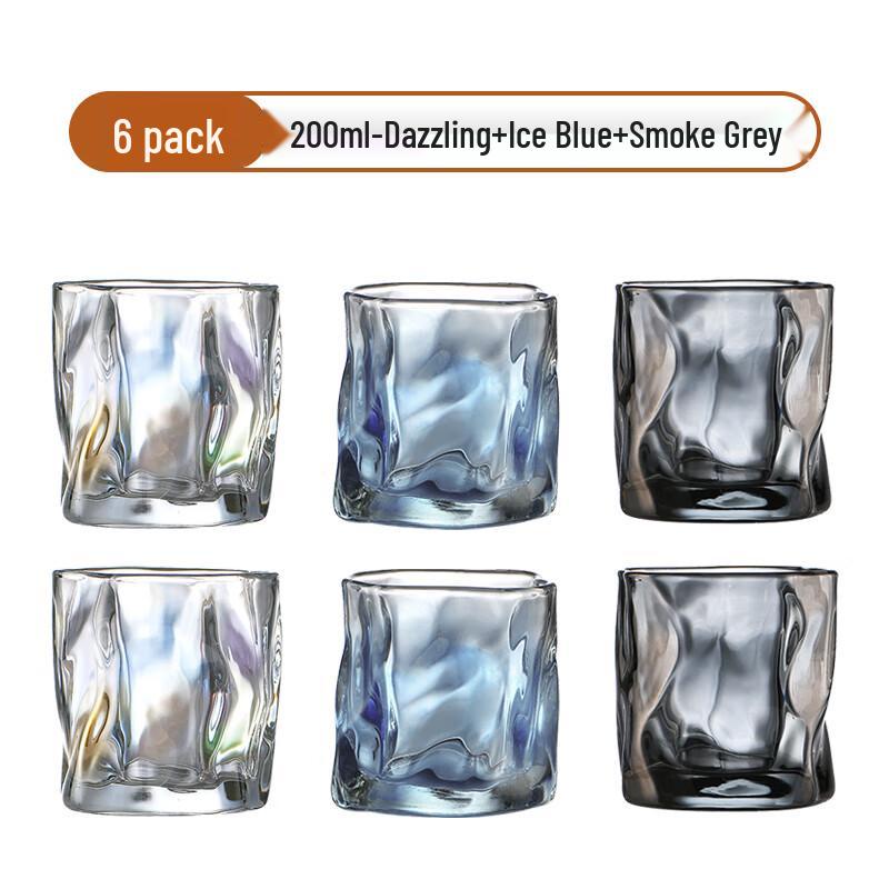 Qianxing Twisted Whiskey Glass Set