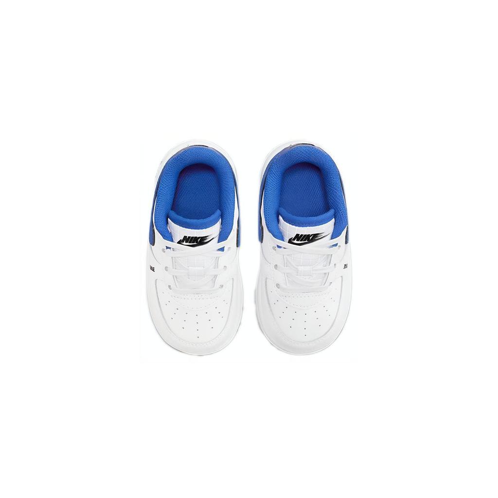 Nike Air Force 1 LV8 Slip Resistant Low Top Skateboard Shoes White Blue Infant And Toddler DO3808-100