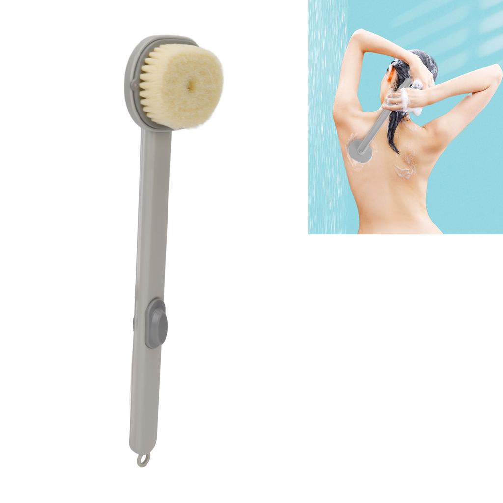 Bath Brush Handle Removable Brush Head Waterproof Comfortable Brush for Bathrom