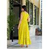 Women Bollywood Anarkali Printed Cotton Rayon Flared Kurta Gown Designer Dress SC-2144