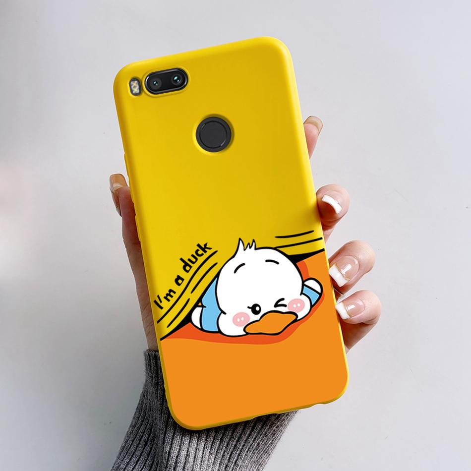 For Xiaomi Mi A1 Case Xiaomi Mi 5x Cute Bear Cartoon Frog Soft Silicone TPU Phone Back Cover Bumper For Xiaomi MiA1 Mi5X Fundas