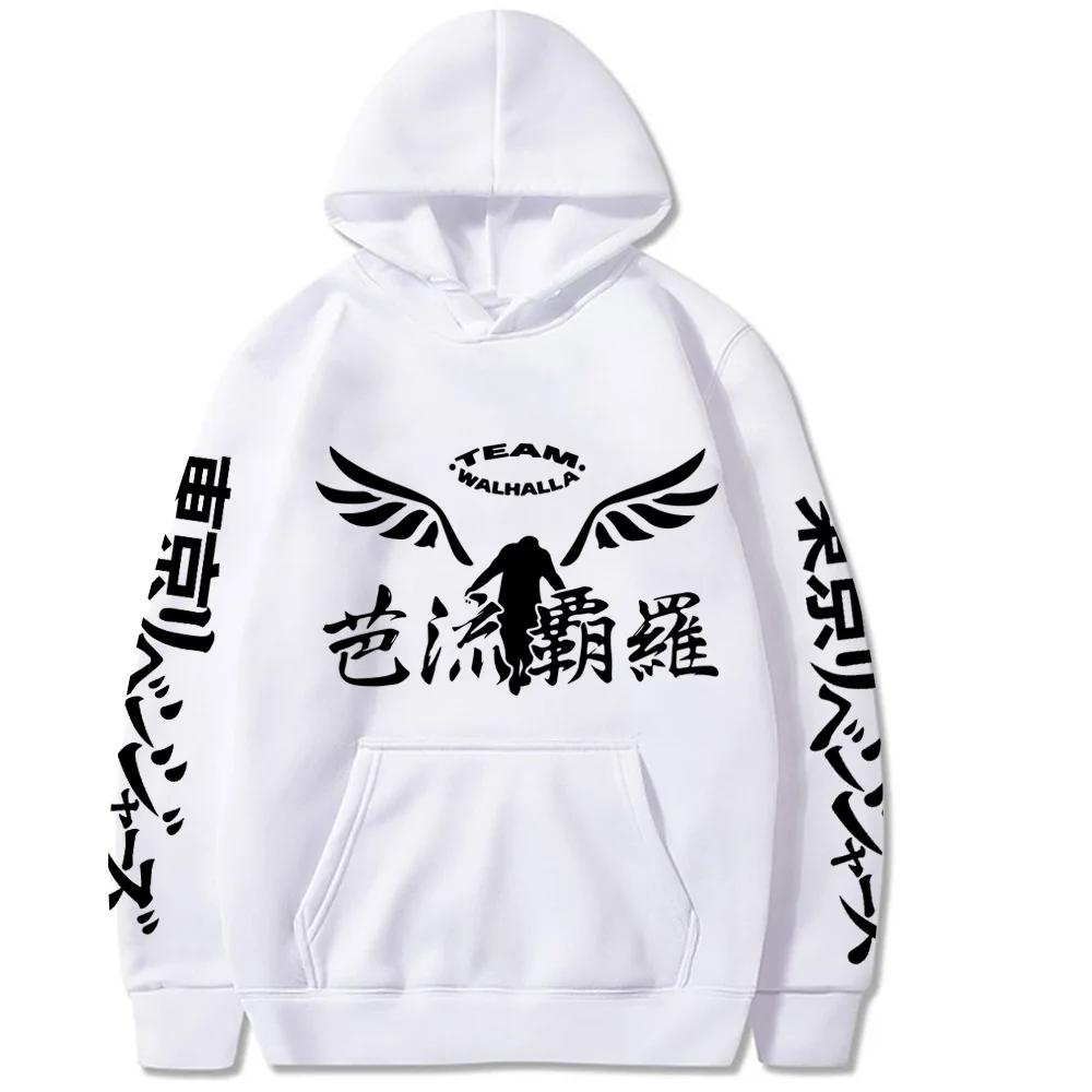 Anime Gambar Valhalla Printed Pullover Unisex Fashion Cosplay Sportswear Casual Streetwear New Tokyo Revengers Anime Hoodie