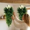 Anti-fade Eucalyptus Wall Vine Set Simulated Ceiling Fake Greenery  Living Room