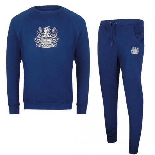 Aquascutum Herren Wappen Rundhals Trainingsanzug Set