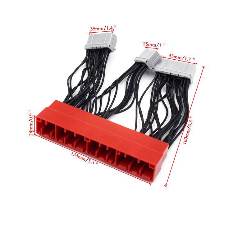 WH006 OBD2a To OBD1 Wiring Harness for Honda Accord and Civic Driving Computer