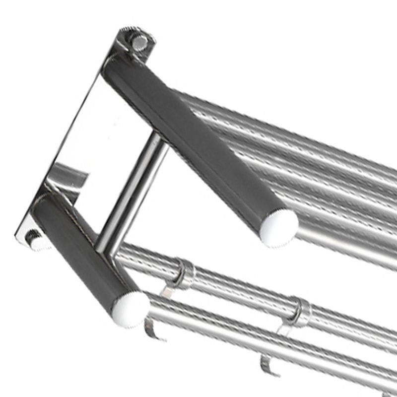 A25F-Ohne Bohren Handtuchhalter Batoom Handtuchstange Wandmontiert Rostfreier Edelstahl 304 Toiletten-Aufbewahrungs-Organizer Batoom