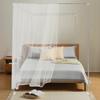 4 Corner Bedding Canopy Frame Post,Metal Bed Four Corner Bed Mosquito Netting Bracket Fit for Twin/Queen/California King/King
