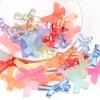 20pcs/lot Bow Acrylic Beads Mix Color Loose Charm Bead for Jewelry Making Accessories DIY Earrings Keychain Beaded Material