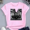 2026 Streetwear Hip Hop Cat Cartoon Design Print T Shirts Kids Children's T-shirt Casual Boys Girls Summer Spring Casual Top Tee