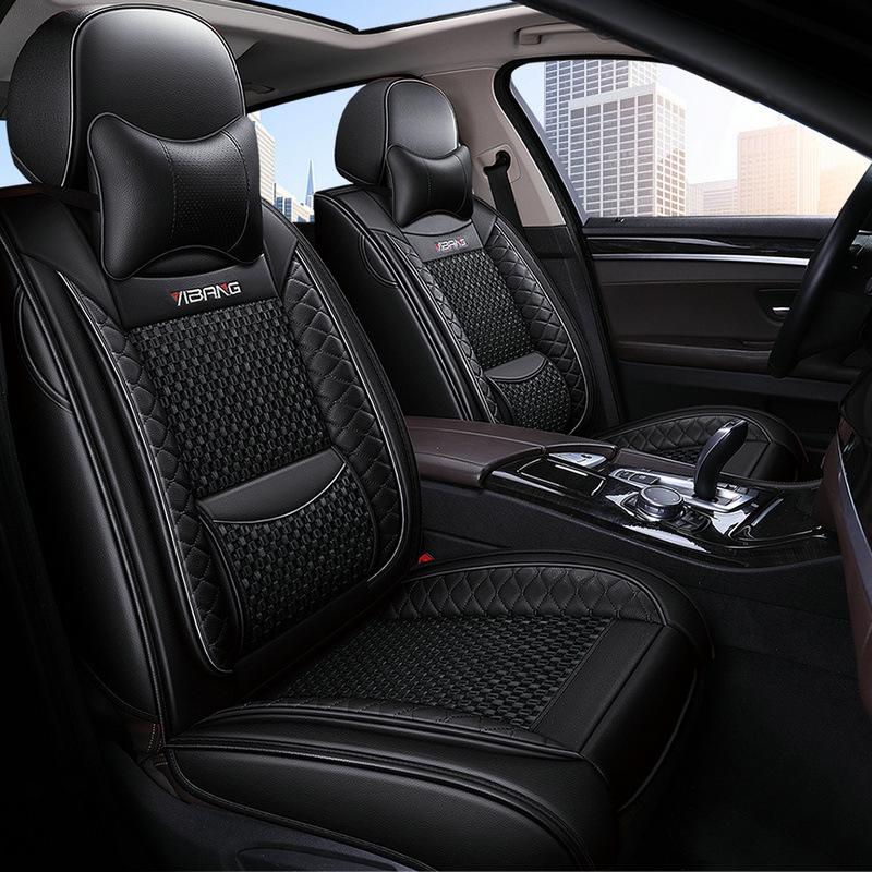 Ice Silk Car Seat Cushion, Four Seasons Universal Fit for Nissan Models: Tiida, Livina, Qashqai, Bluebird - Model B-54