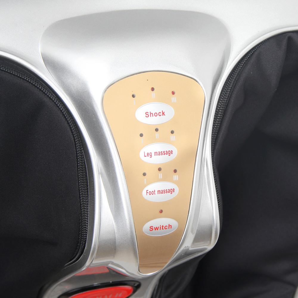 Smart Kneading Rolling Vibration Shiatsu Foot Calf Leg Massager 110V US Plug Gray