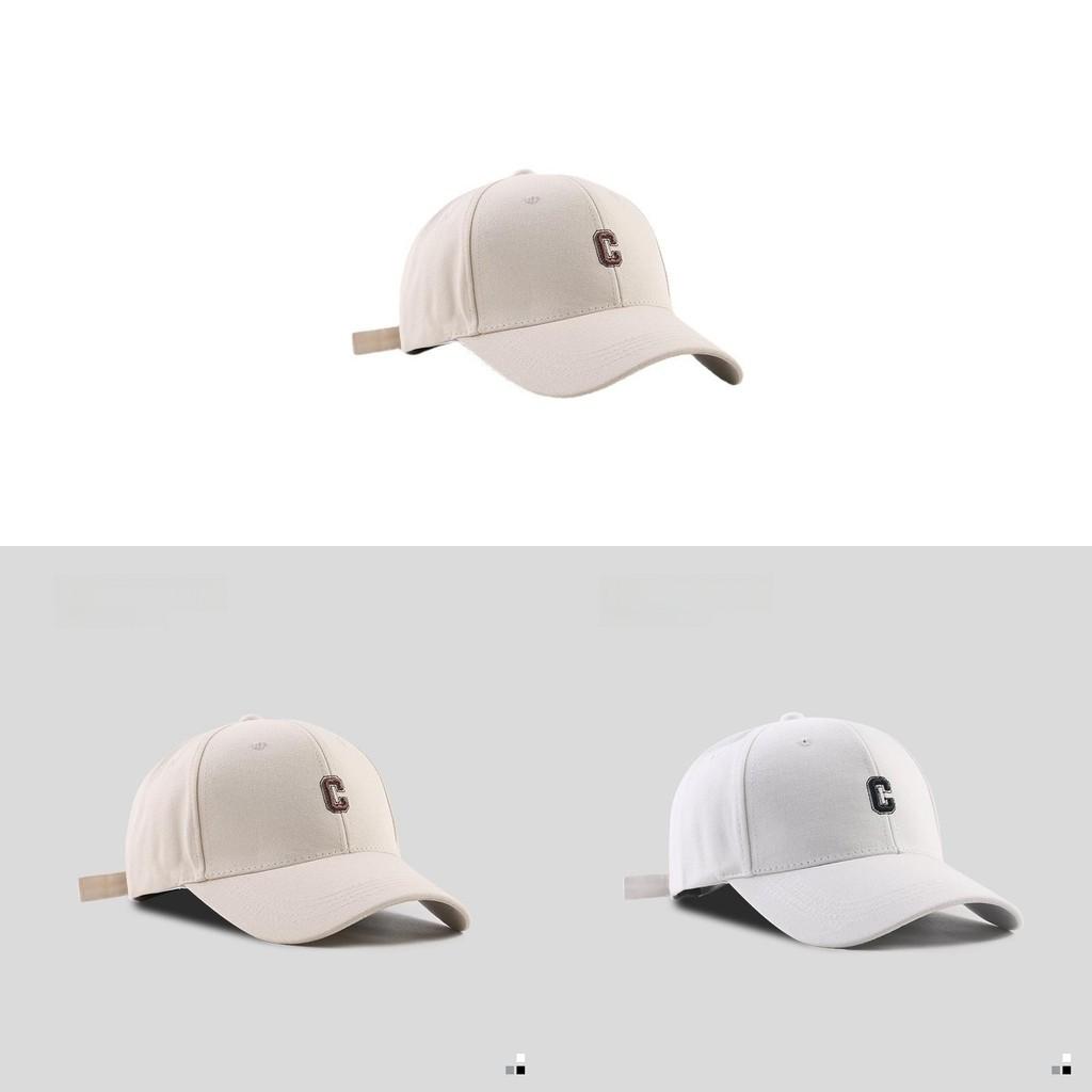 Classic Letter Embroidered Baseball Cap For Women Men Sun Protection Adjustable Fit