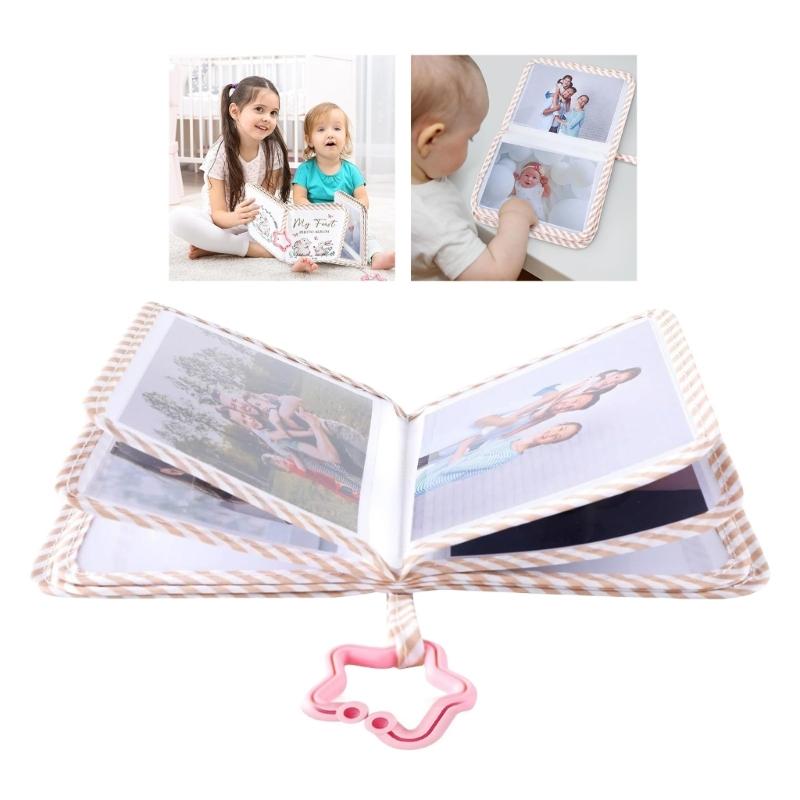 Baby Photo Fabric Book Washable Oxfords Material Cute Rabbit Illustrations For Toddler Memory Preservation