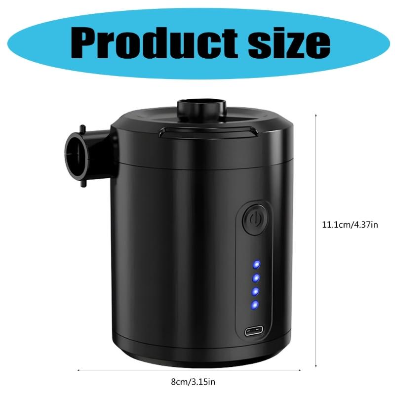 5200mAh USB Wiederaufladbare Luftpumpen Hohe Effizienz Tragbare Elektrische Pumpen für Aufblasbare Matratze Poolspielzeug Camping