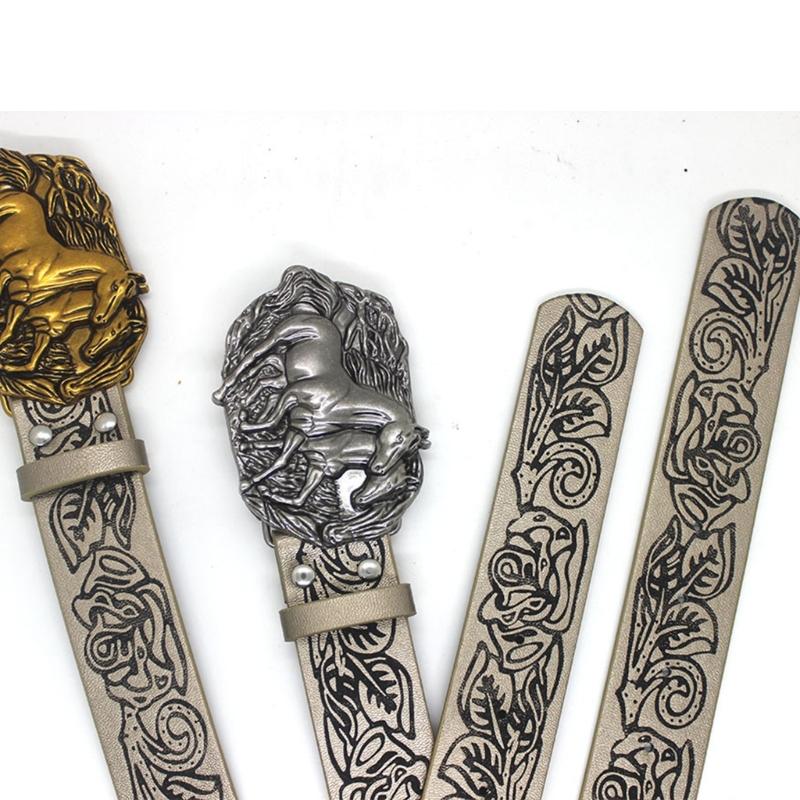 Girls Punk Waist Belt for Banquet Idol Costume Embossed Belt Waist Body Jewelry for Party/Club for Jeans Pants