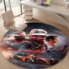 Personalized Charles Leclerc Round Chair Office Rug - Perfect for Mat, Office Chair & More - Ideal Gift for Birthdays and Holidays