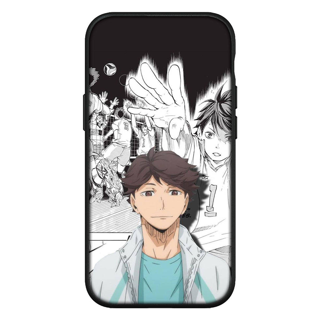 for Samsung Galaxy S24 S23 iPhone 16 15 14 Xiaomi Redmi Note 13 12 11 10 8 Plus 9 Pro Max X XR 14CPhone Case Oikawa Tooru Haikyuu OPPO Huawei Cover