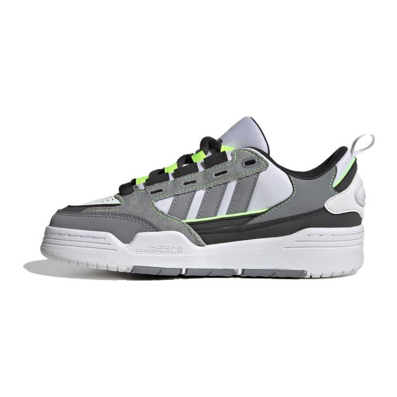 Adidas Originals Adi2000 Abrasion Resistant Low Top Kids  Skateboarding Shoes Green Gray Sneakers IG7708 35.5