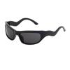 Men's Y2K Windproof Sports Sunglasses - European & American Style, Unique Shape