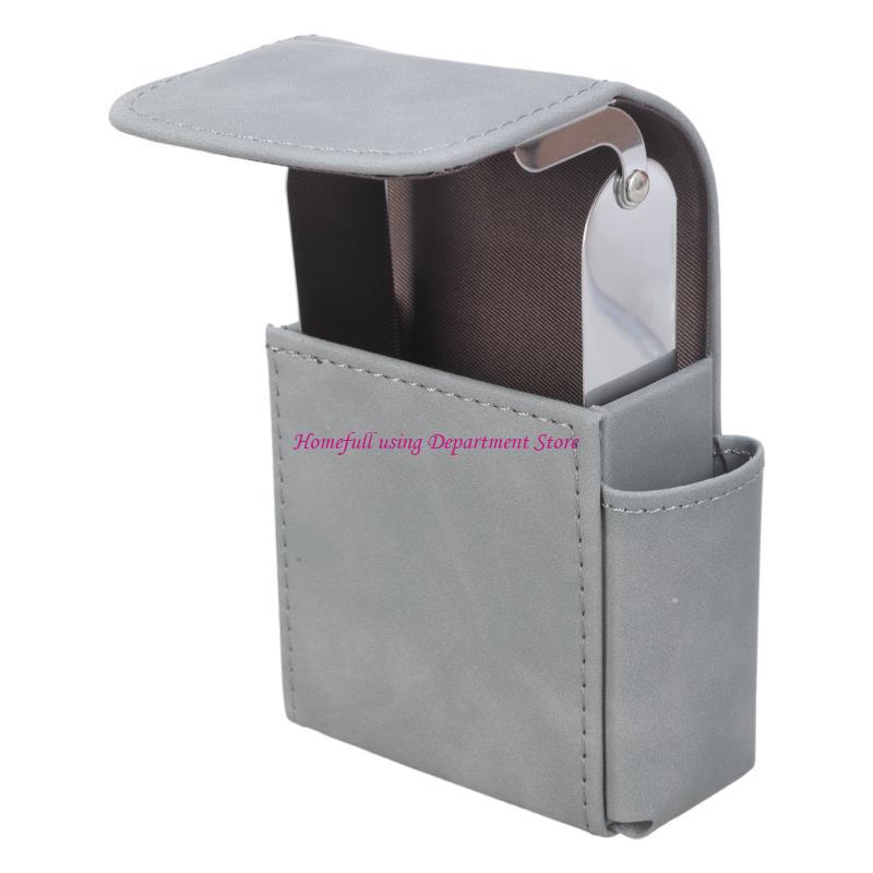 PU Leather Cigarettes Storage Case Portable Holder Pocket Multifunctional Cigarettes for Daily Use
